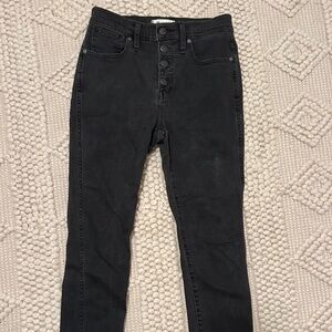 Madewell 10inch high rise skinny jeans